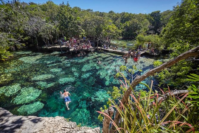 Full day tour to BACALAR, Beach Club, Kayak and an amazing Cenote - San Felipe Fort panoramas: history with a photo angle