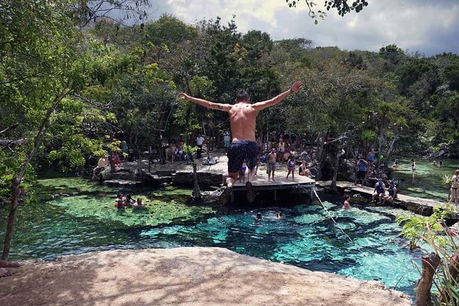 Full day tour to BACALAR, Beach Club, Kayak and an amazing Cenote - Bacalar lunch and the Letters photo stop
