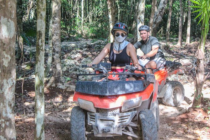 Half Day in Cancun Atvs Ziplines and Cenote Park - Zipline Circuit With Hanging Bridges: Fun, Fear, and Good Support