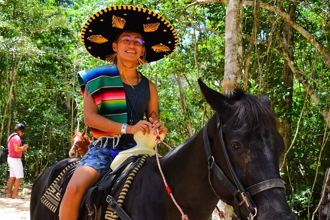 Horseback Ride, ATVs (Single), Cenote & Ziplines! Adrenaline & Nature Experience - Amazing Adventures Park: Single ATV, Zip-lines, and Professional Horseback