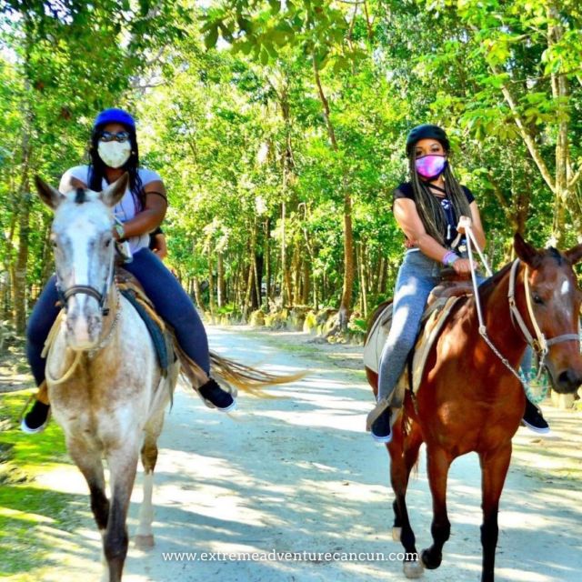 Horseback Riding & ATV Adventure with Ziplines & Cenote - El Rey Polo Country Club: horseback riding that fits first-timers