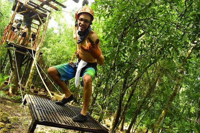 Horseback Riding + ATV + Cenote + Zip-Line from Cancun and Playa del Carmen - Zip-line flights: what you get from the included setup