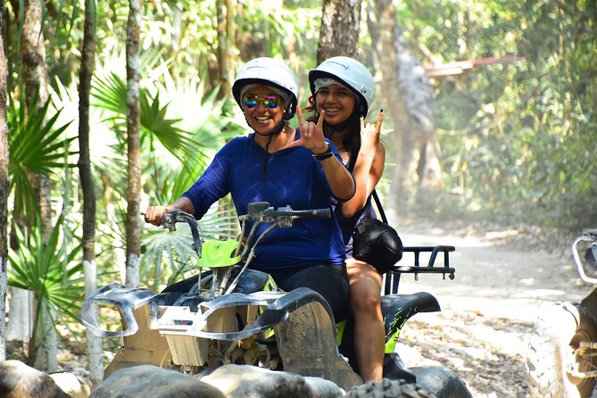Horseback riding Tour with ATV circuit, ziplines and Cenote - Zipline circuit: fast views, strict rules, and the weight limit you must respect