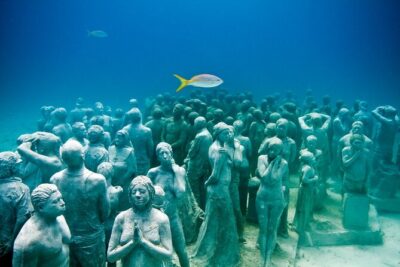 Isla Mujeres : All Inclusive Albatross Plus Tour with Transportation - Stop at MUSA: over 500 underwater sculptures