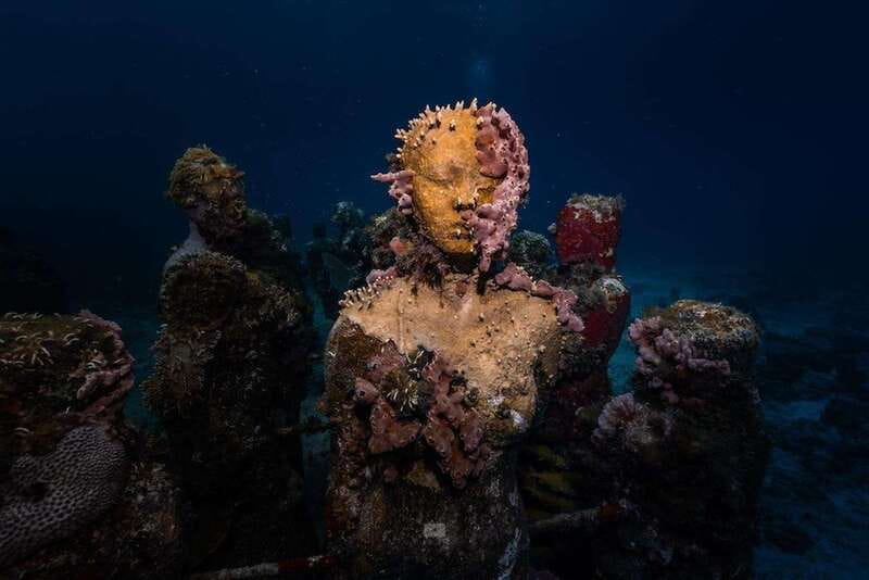 Isla Mujeres: MUSA and the Manchones Reef: 2 Tank Dive Tour - MUSA (30ft): Underwater Art by Jason deCaires Taylor