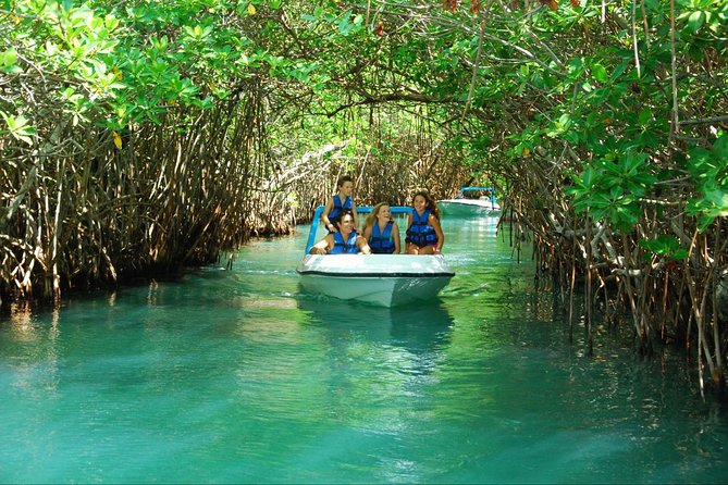 Jungle Tour In Cancun, drive a speedboat through the lagoon with your companion - Punta Nizuc Snorkeling and the Underwater Museum Segment: reef time that feels special