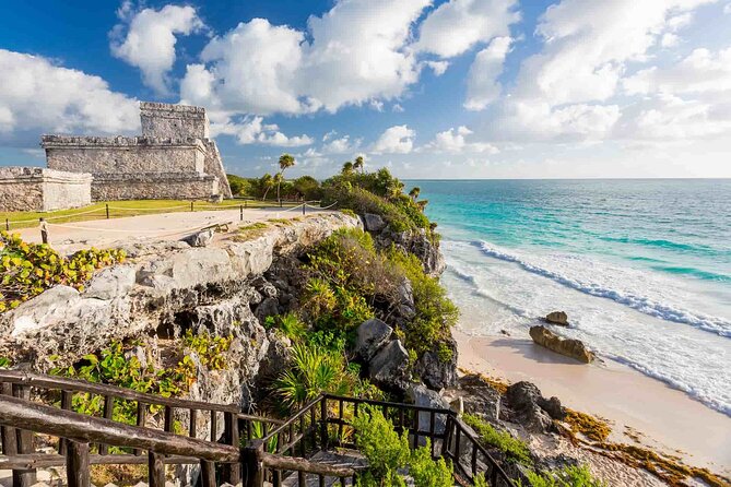 LDS Tour to Tulum Ruins + Cenote - The Tulum ruins experience: guide-led focus plus shopping break