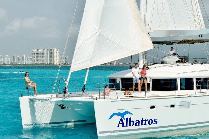 Luxury Catamaran Tour to Isla Mujeres with Transportation - Key Points at a Glance