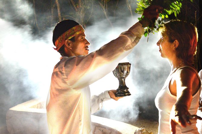 Mayan Ceremonial Night: Temazcal, Cenote Swim and Dinner from Playa del Carmen - Entering the temazcal: hot stones, herbs, and copal resin