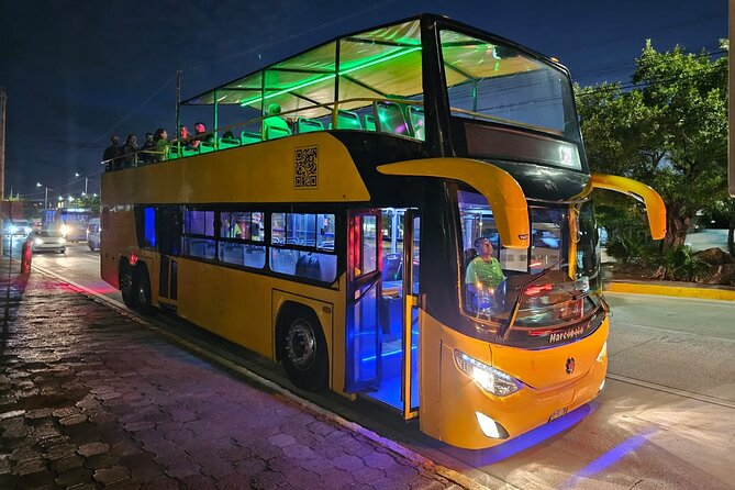 Private Party Bus Loop in Cancun - The 3-Hour Night Route: Kukulkan, Playa Delfines, Tulum Avenue