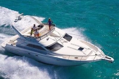 Private SeaRay 47ft Yacht Rental Cancun 23P6 - The Isla Mujeres Portion: Snorkeling, Anchoring, and Playa Norte Time