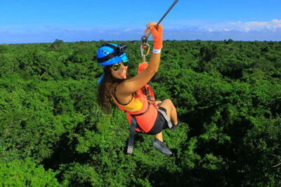Puerto Morelos: Selvatica Jungle Zip Line Tour - 10 jungle zip lines plus Aqua-zip: the main circuit