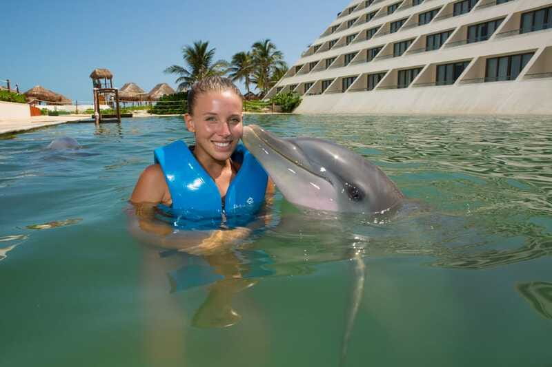 Punta Cancun: Swim with dolphins Interax - Rules that affect comfort: phones off, jewelry off, and plan for water time