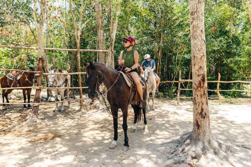 Rider Tour - Horseback riding: a 35–40 minute jungle warm-up on trails