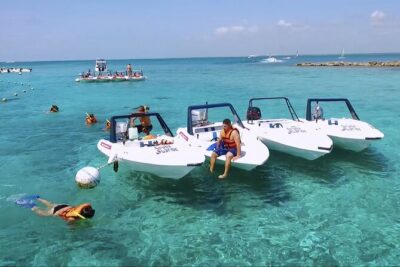Speedboat Excursion: Thrilling Drive & Snorkel in Cancun Lagoon! - From Marina Chac Chikm: Getting On the Water Fast