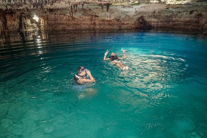 The best ATV tour with ziplines and Cenote swim day! - Stop at La Ruta de los Cenotes: how the day likely flows
