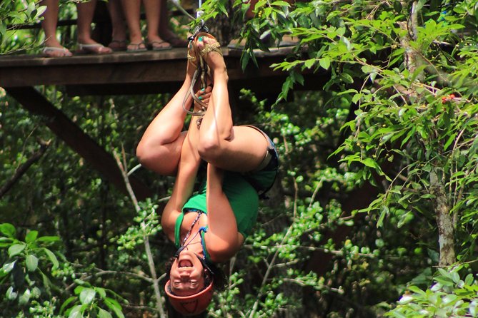 The best ATVs, zipline, cenote tour with lunch and transportation - Zipline plus horseback trails: the scenic extras that can vary