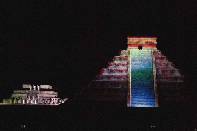 The majestic night show of kukulkan in Chichen Itza Valladolid & Cenote included - Lines, weather, and staying comfortable in the dark