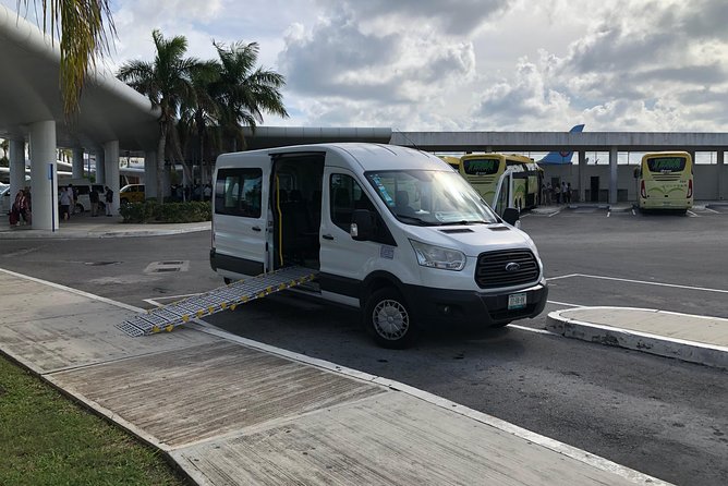 Transportation from the Airport to Hotels in Cancun arrival only - The Wheelchair-Adapted Van: Ramp, Securement, and Control