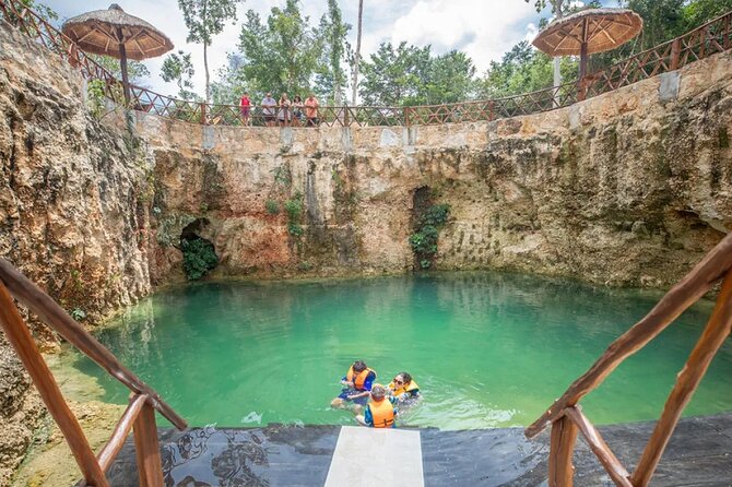 Tulum, Coba, Cenote Kuxtal and Playa Del Carmen! Deluxe 4x1 Tour - Cenote Kuxtal swim: where the day goes from ruins to water