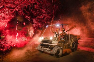 Xplor Fuego with Buffet Style Dinner and transportation - Arriving at Xplor: lockers, changing, and the gear moment